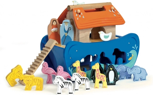 Le Toy Van Joc de îndemânare Arca lui Noe