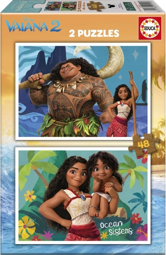 EDUCA Puzzle Vaiana 2, 2x48 piese
