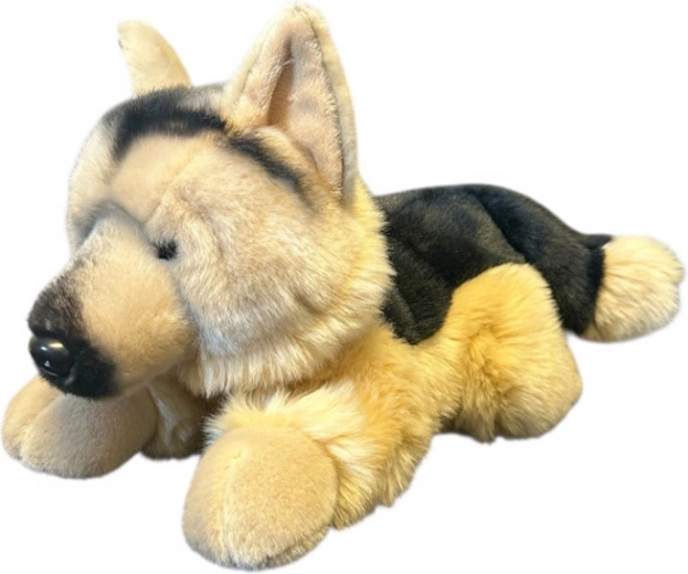 Câine de pluș – ciobănesc german culcat 30 cm