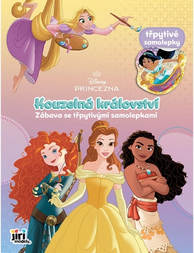 Disney Prințese – carte cu autocolante cu sclipici
