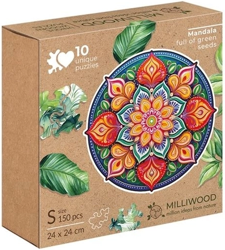 Milliwood Peace Harmony Mandala speranței – puzzle din lemn 150 de piese