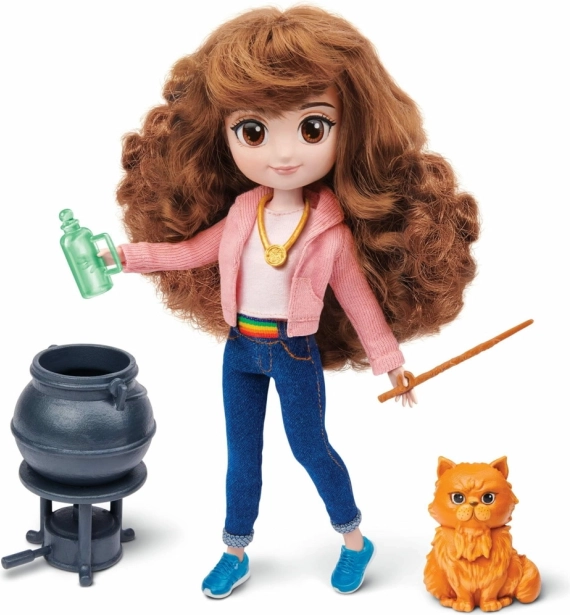 Harry Potter păpușă la modă Hermione cu accesorii 20 cm