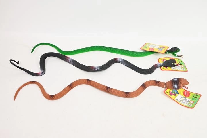Șarpe de cauciuc – figurină realistă flexibilă (cca 40 cm)