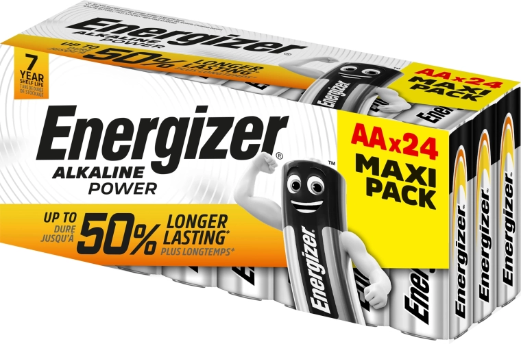 Baterii alcaline AA ENERGIZER Alkaline Power 24 buc