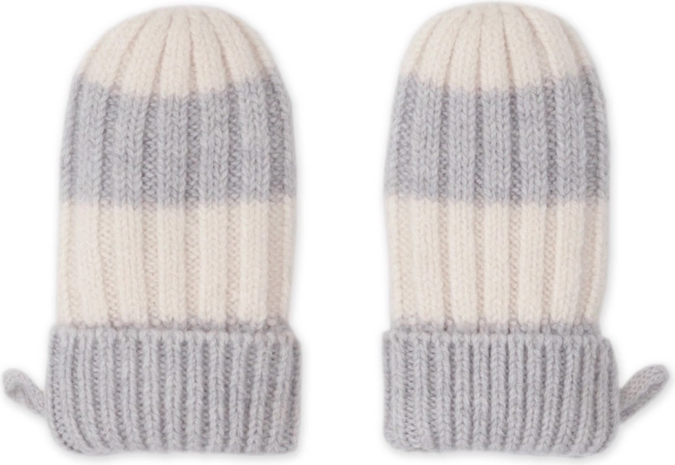 Mănuși Lodger stripe merino storm (0–12 luni)