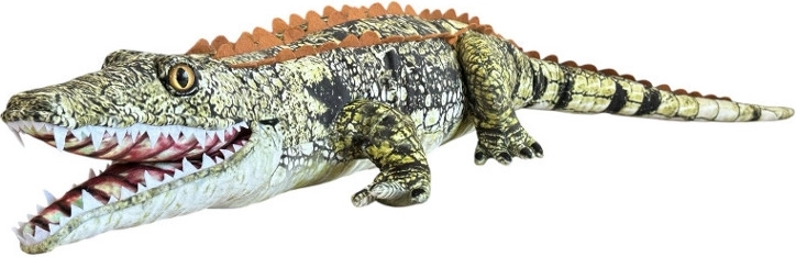 Crocodil de pluș gri 90 cm