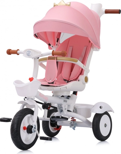 Tricicletă cu copertină 2-în-1 Futuro Princess CHIPOLINO
