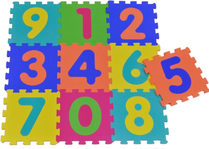 Puzzle din spumă cu cifre pentru copii