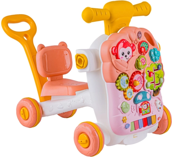 4 în 1: premergător, ride-on și măsuță educativă