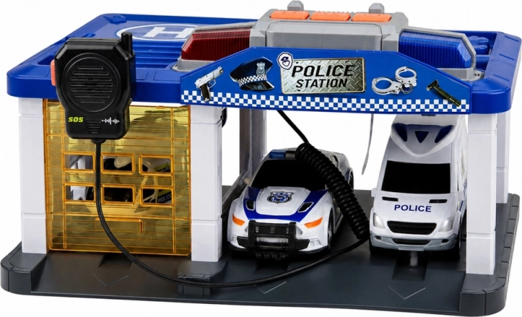 Secție de poliție cu garaj și parcare