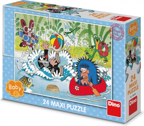 Puzzle DINO Cârtițelul în apă 24 piese maxi