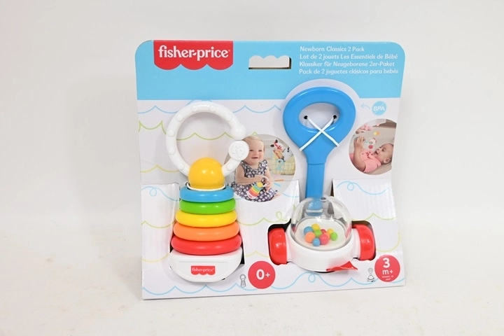 Fisher-Price set zornăitoare și inel de dentiție 2 buc.