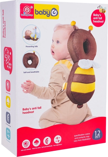 Pernaș protector pentru capul copiilor, cu design de albinuță