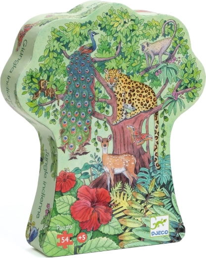 Puzzle Djeco Jungla indiană 54 de piese