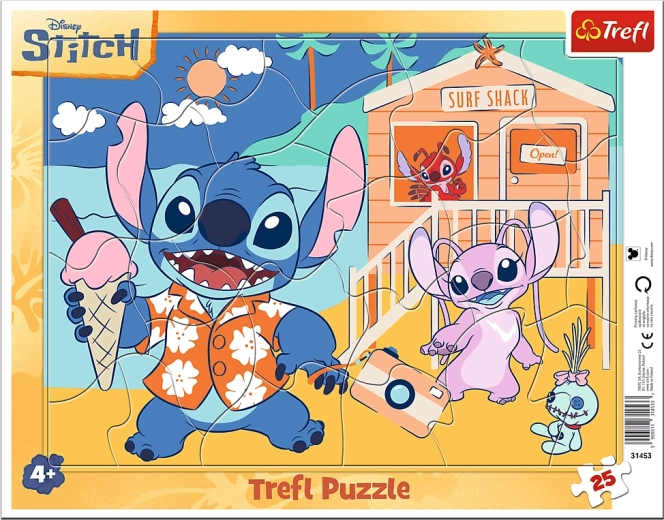 Puzzle Trefl Stitch vesel – 25 de piese