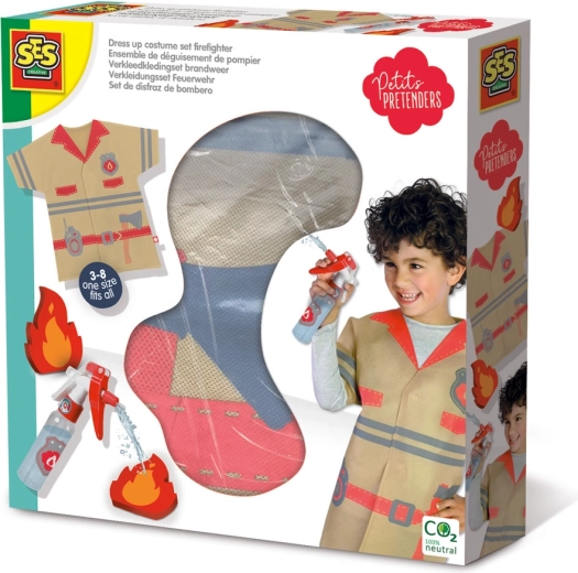 Costum micul pompier pentru carnaval