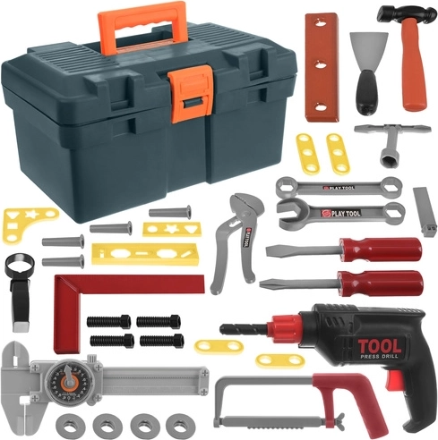 Set de unelte pentru copii în valiză, 32 piese ISO TRADE