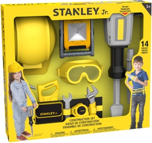 Stanley Jr. set de unelte pentru mici constructori (14 piese)