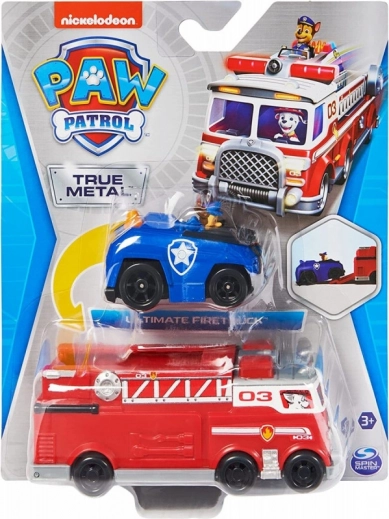 Set vehicule Patrula Cățelușilor - Mașina de Pompieri și Chase