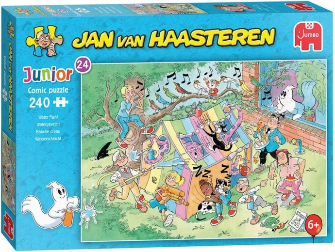 JUMBO puzzle Jan van Haasteren Junior Bătălia cu apă 240 de piese