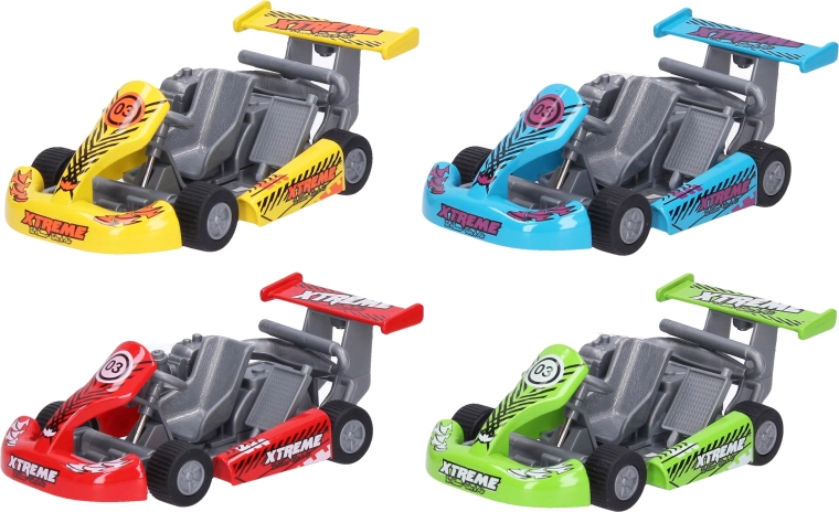 Kart metalic cu retragere 13 cm - 1 bucată