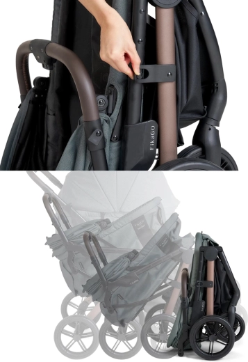 Se pliază într-o clipă, stă singur