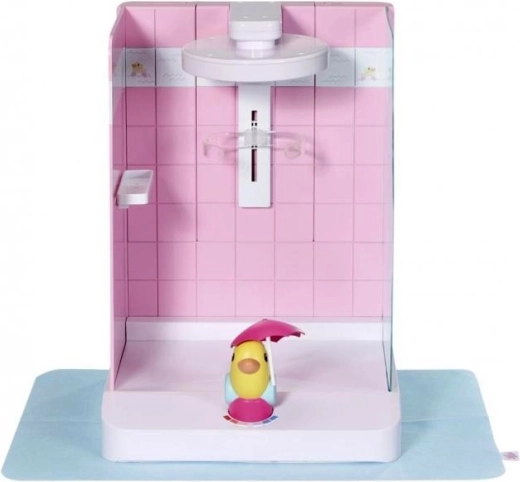 Cabină de duș pentru păpuși BABY born cu duș funcțional