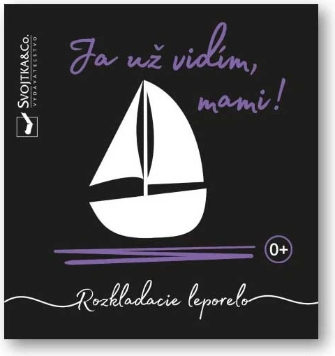 Deja văd, mami! leporelo cu contrast pentru bebeluși și copii mici 15 × 15 cm, 12 pagini