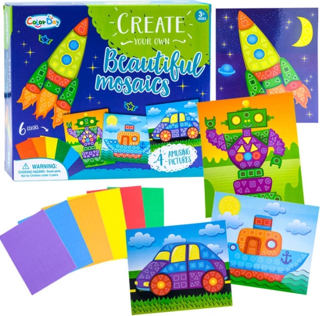 Mozaic creativ de spumă pentru copii – B