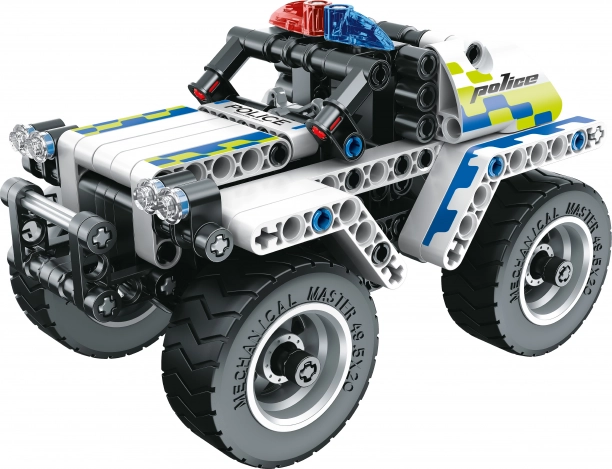 Set de construcție mașină de poliție 16 cm
