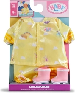 Baby Born set deluxe de ploaie pentru păpușă 43 cm