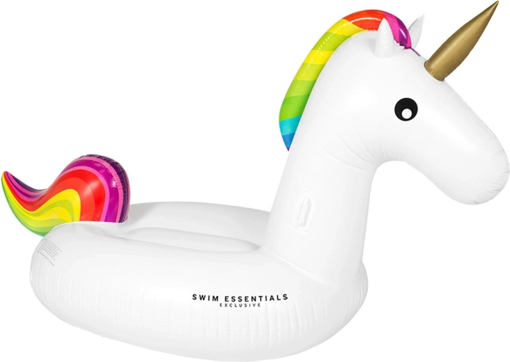 Swim Essentials unicorn gonflabil 180 × 80 cm