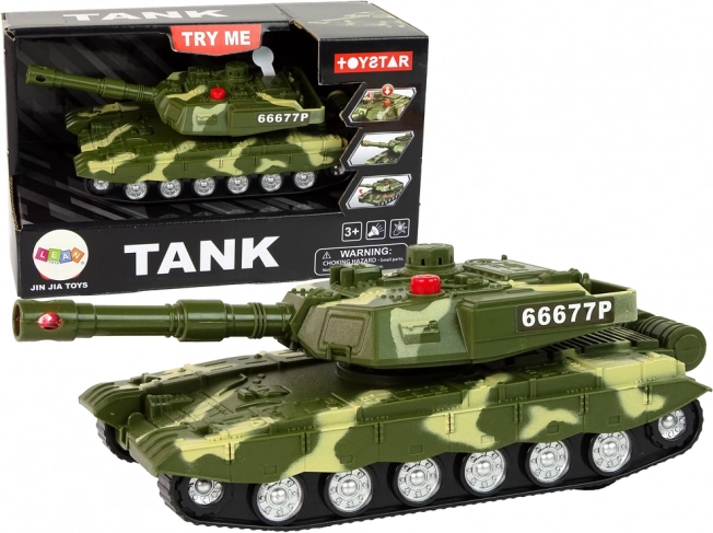 Tanc Militbr cu Sistem de Trac1iune prin Frecare Sunet Lumini