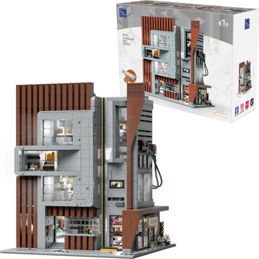 Pantasy firmă de arhitectură – clădire modulară din cărămizi (3427 piese)