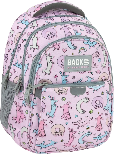 Rucsac cu spate ergonomic și 3 compartimente