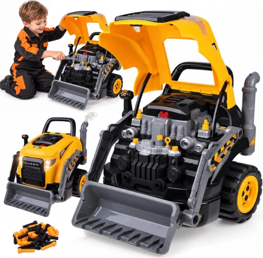 Buldozer interactiv cu atelierul micului mecanic