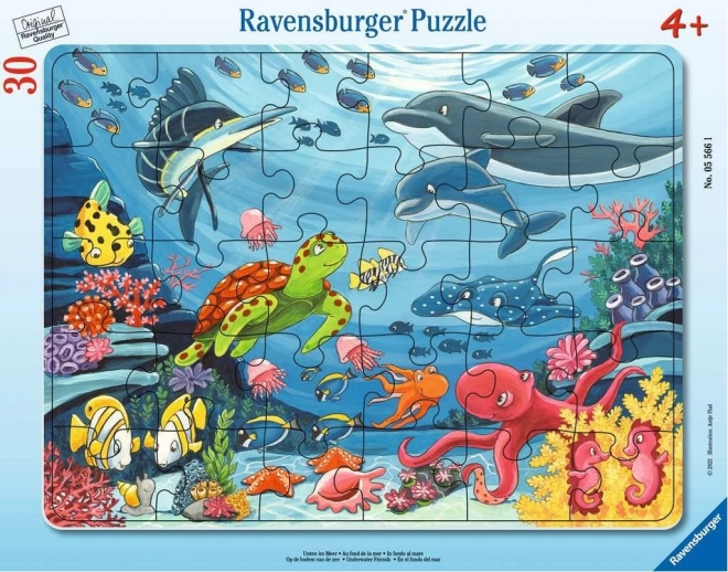 Puzzle Ravensburger La fundul mării 30 piese