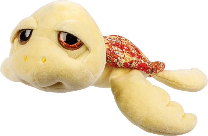 Țestoasă de pluș moale cu carapace retro cu model floral