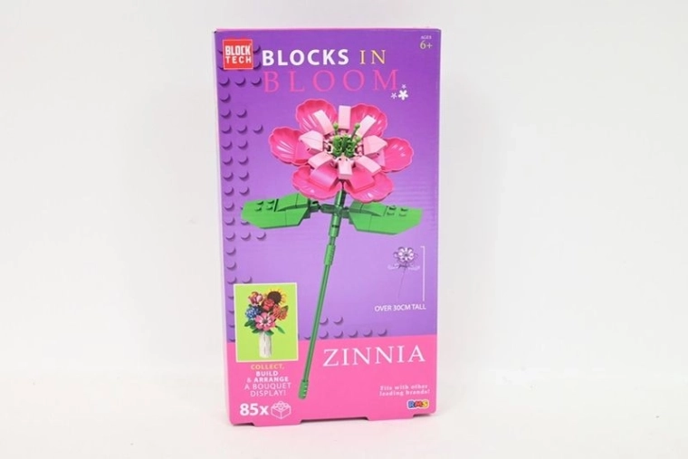 Set de construcție – floare de zinnie în floare