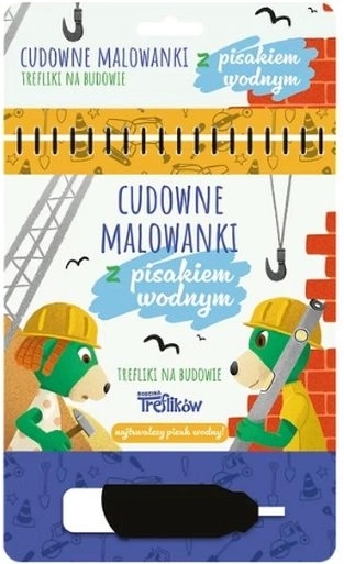 Trefliki pe șantier – cărți de colorat magice cu marker cu apă