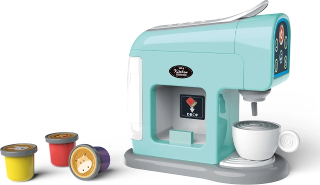 Cafetieră de jucărie pentru copii cu lumină și sunet – set - 1 bucată