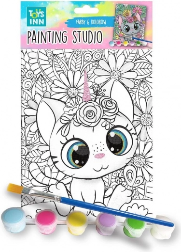 Set de pictură pe pânză Pisicuță – TOYS INN
