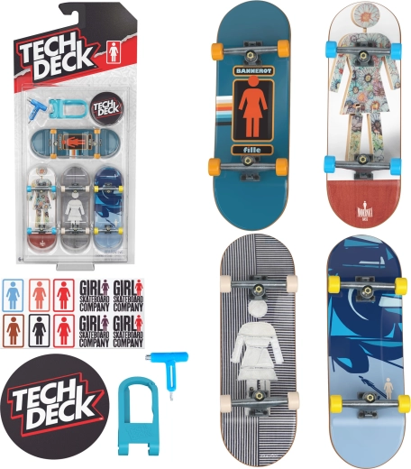 Tech Deck fingerboard-uri Girl Skate - 4 bucăți