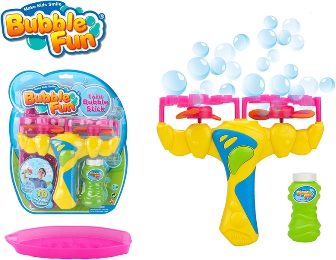 Bubble Fun bublifuk Double Twinjet cu soluție 118 ml