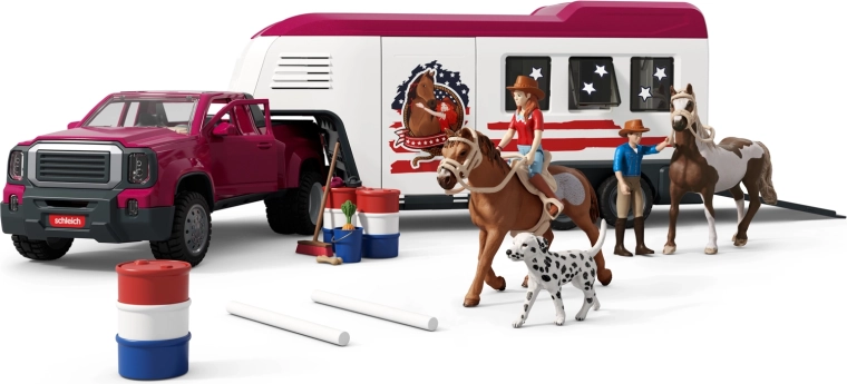 Schleich Horse Club mașina Lakeside cu remorcă pentru cai