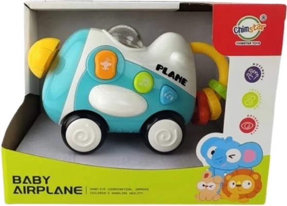 Avion de jucărie pentru copii cu sunet, în cutie