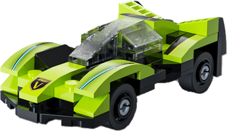 Design sportiv Green Blade cu detalii