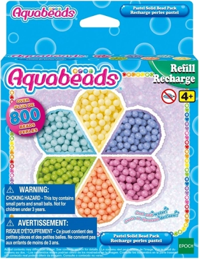 Set de rezerve Aquabeads cu mărgele pastelate