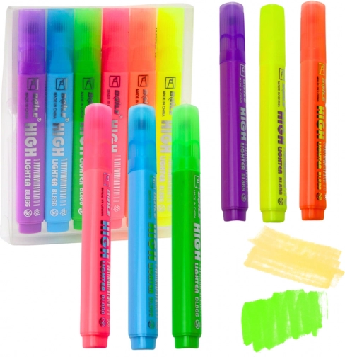 Set de marcatoare neon 6 buc