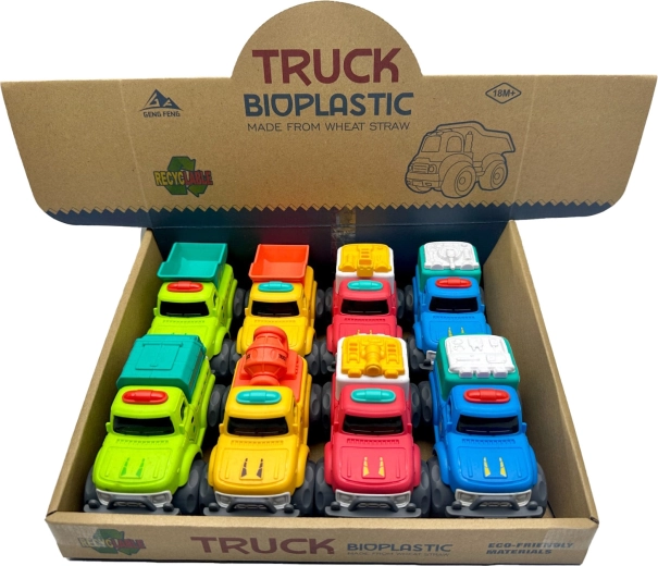 Mini camion Bioplastic Truck 11 cm – diverse modele